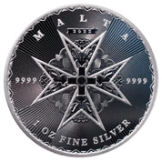 Malta: Maltese Cross 1 uncja Srebra 2023