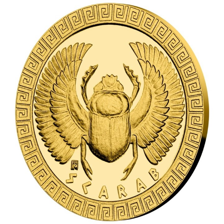 Niue: Mythical Creatures - Scarabeus $5 Złoto 2022 Proof