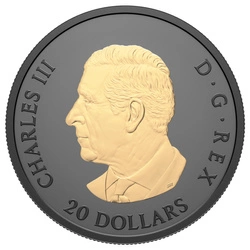 Kanadyjski Liść Klonowy “Gilded Elegant Maple” pozłacany 1 uncja Srebra 2025 Proof