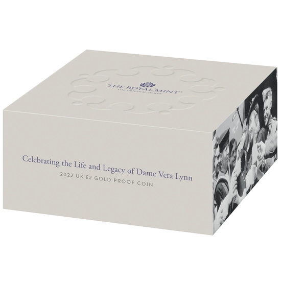 Celebrating the Life and Legacy of Dame Vera Lynn £2 Złoto 2022 Proof