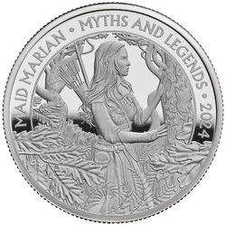 Myths & Legends: Maid Marian 2 uncje Srebra 2024 Proof