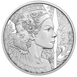 The Chamomile kolorowany 10 Euro Srebro 2023 Proof