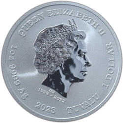 Tuvalu: Bogowie Olimpu - Apollo 1 uncja Srebra 2023