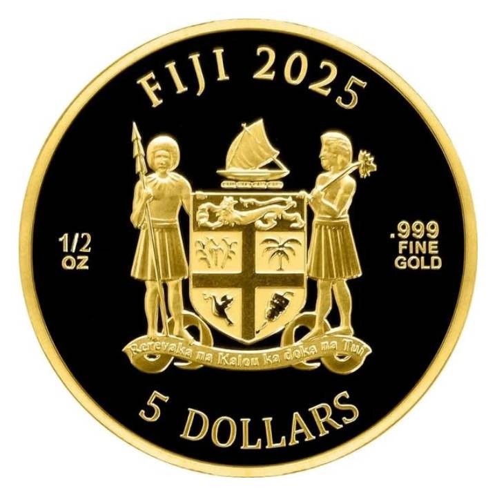 Fiji: Cats 1/2 uncji Złota 2025 Prooflike