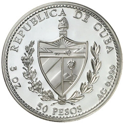 Kuba: Barcelona Olympic Stadium 5 uncji Srebra 1991