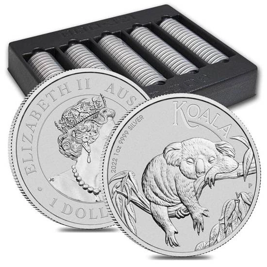 Perth Mint Koala 1 uncja Srebra 2022 1 AUD