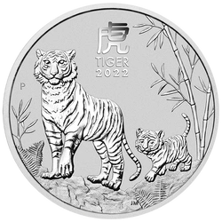 Lunar III: Rok Tygrysa 5 uncji Srebra 2022