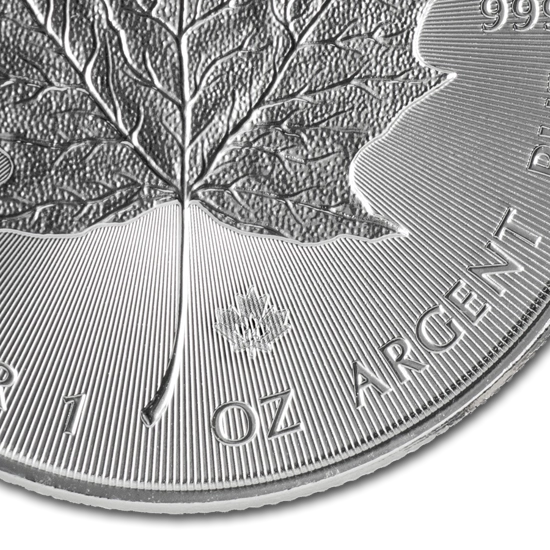 Kanadyjski Liść Klonowy 1 uncja Srebra Różne Roczniki (Milkspot)