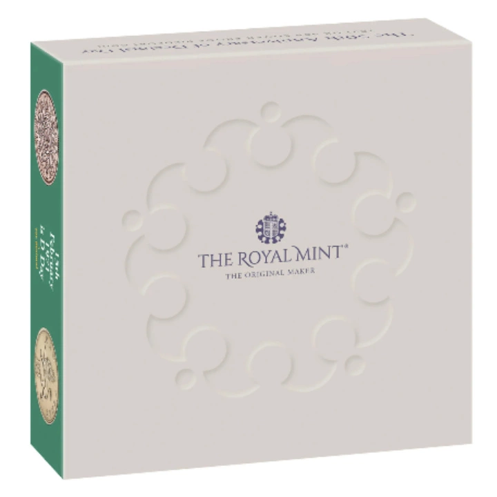 50. rocznica Dnia Dziesiętnego 2021 Proof Piedfort Coin