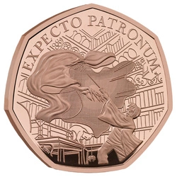 Harry Potter: The Patronus 50p Złoto 2025 Proof 