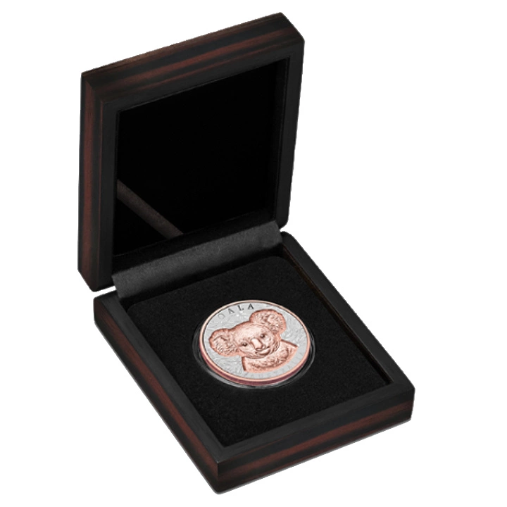 Niue: Native Impressions - Koala pozłacana 1 uncja Srebra 2025 Prooflike Super Incused