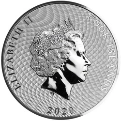 Cook Islands HMS Bounty 1 uncja Srebra 2020