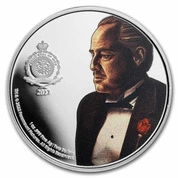Niue: The Godfather kolorowany 50. rocznica filmu 1 uncja Srebra 2022 Proof