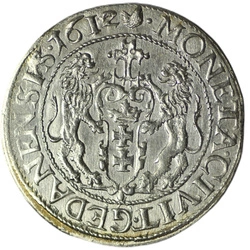Zygmunt III Waza. Ort  (18 groszy) Srebro 1612 (stan 1 / 1- )