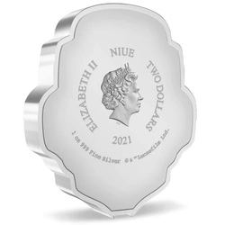 Niue: Star Wars The Faces of the Empire - Scout Trooper kolorowany 1 uncja Srebra 2021 Proof