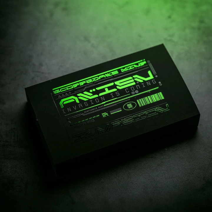 Zestaw Ghana: Alien 4 x 1/2 uncji Srebra 2023