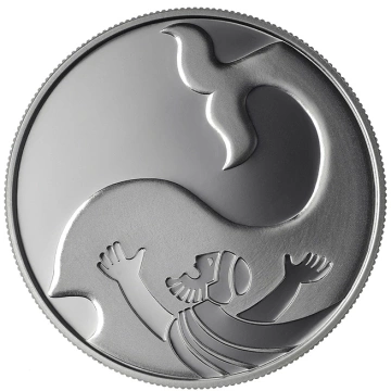 Jonah in the Whale 2 NIS Srebro 2010 Proof 