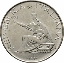 Włochy, 500 Lirów Srebro - Różne Roczniki