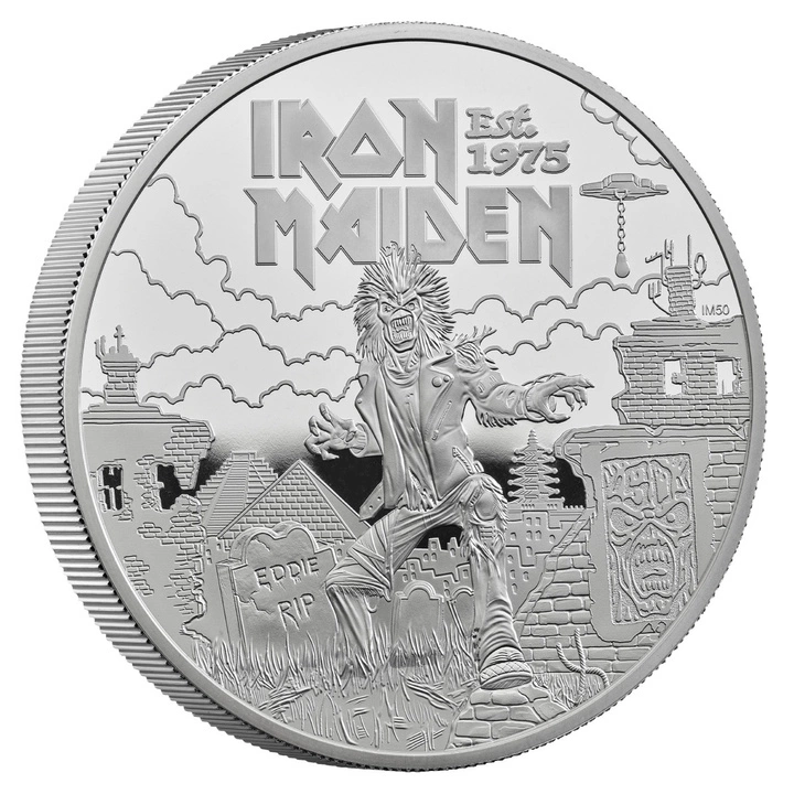 Iron Maiden 5 uncji Srebra 2025 Proof