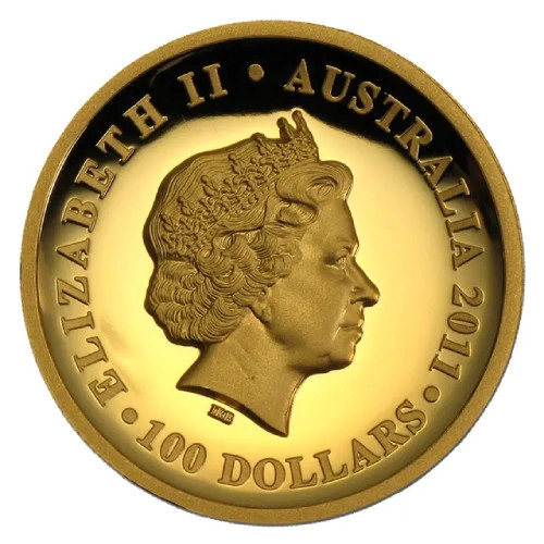 Koala 1 uncja Złota 2011 Proof Ultra High Relief