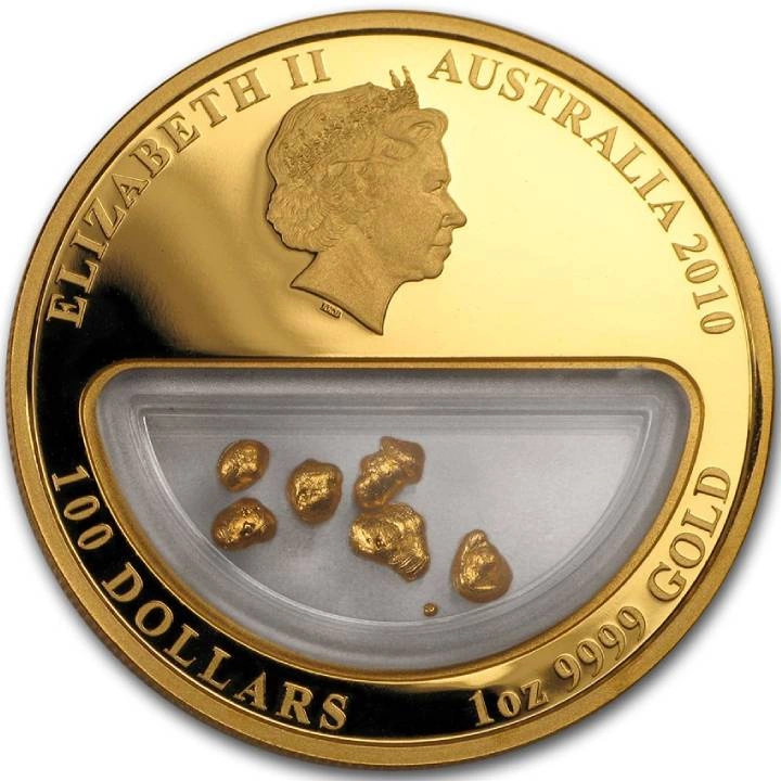 Skarby Australii: Złoto 1 uncja Złota 2010 Proof
