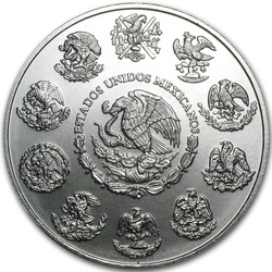 Mexican Libertad 1 uncja Srebra 2001