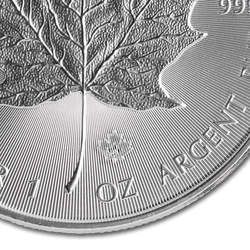Kanadyjski Liść Klonowy 1 uncja Srebra Różne Roczniki