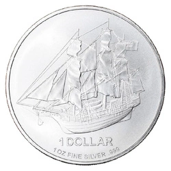 Cook Islands HMS Bounty 1 uncja Srebra 2010