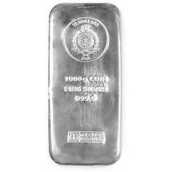 Argor-Heraeus: Sztabko-moneta 1000 gramów Srebra 75 Dolarów 2021