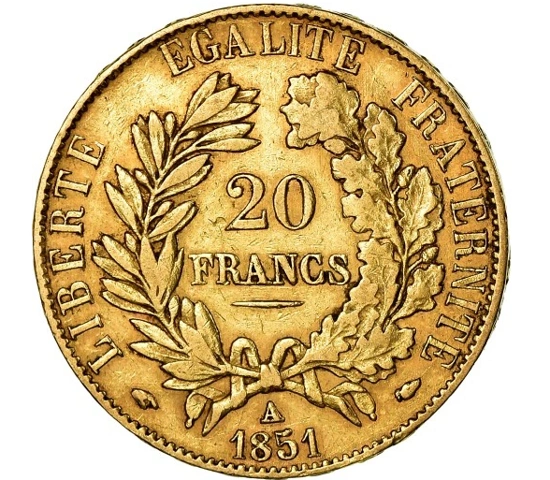 Francja, 20 Franków Ceres Różne Roczniki