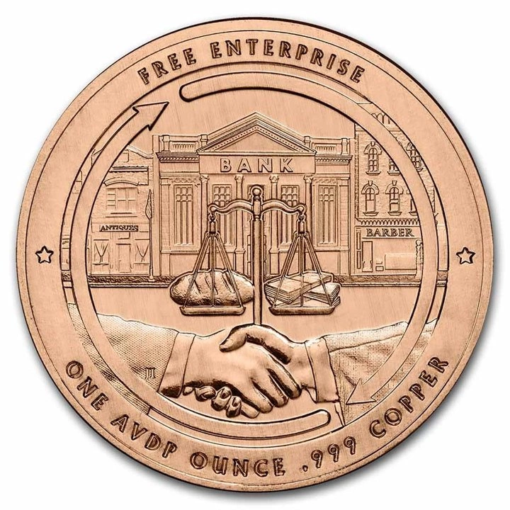 Founders of Liberty: Adam Smith - Free Enterprise 1 uncja Miedzi