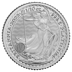 Britannia 1/10 uncji Platyny 2023
