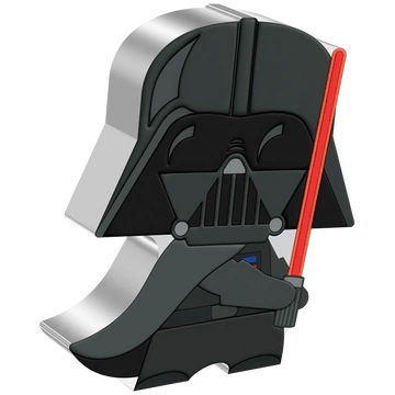 Niue: Star Wars - Darth Vader Chibi Coin kolorowany 1 uncja Srebra 2023 Proof