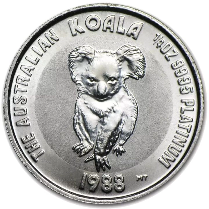 Koala 1/4 uncji Platyny 1988