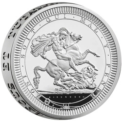 Great Engravers - Benedetto Pistrucci St George and the Dragon 2 uncje Srebra 2024 Proof