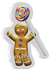 Niue: Ciastek kolorowany 1 uncja Srebra 2021