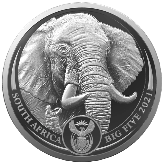 Big Five II: Elephant 1 uncja Srebra 2021