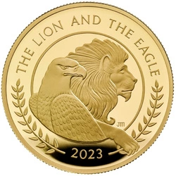 The Lion and The Eagle 1 uncja Złota 2023 Proof