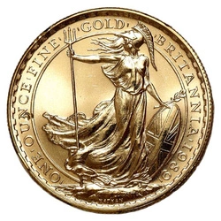 Britannia 1 uncja Złota 1989