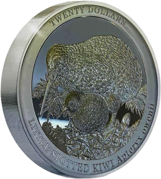 Kiwi 1000 gramów Srebra 2022 Proof High Relief