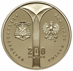 Ks. Kard. Stefan Wyszyński 200 zł 2001 Proof