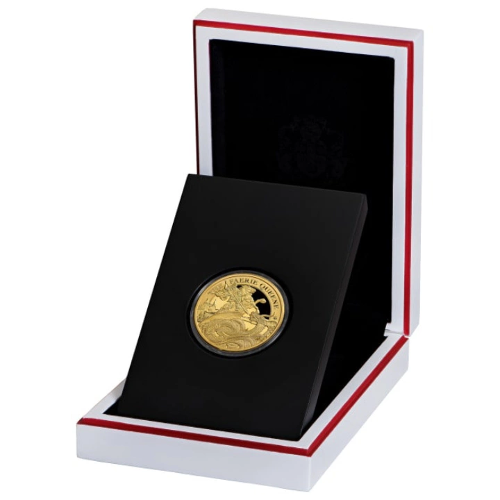 St Helena: Faerie Queene - Redcrosse & The Dragon 1 uncja Złota 2024 Proof