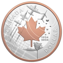 Zestaw Canada: 100th Anniversary of the Royal Canadian Air Force 7 srebrnych monet 2024 Proof 
