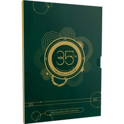 Zestaw 14 monet: 35th Anniversary of the Two Dollar kolorowany Brąz Aluminiowy 2023 