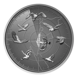 Vulture kolorowany 1/2 uncji Srebra 2018