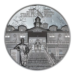  Cook Islands: Most Haunted Places - The Stanley 2 uncje Srebra 2023 Black Proof Ultra High Relief 