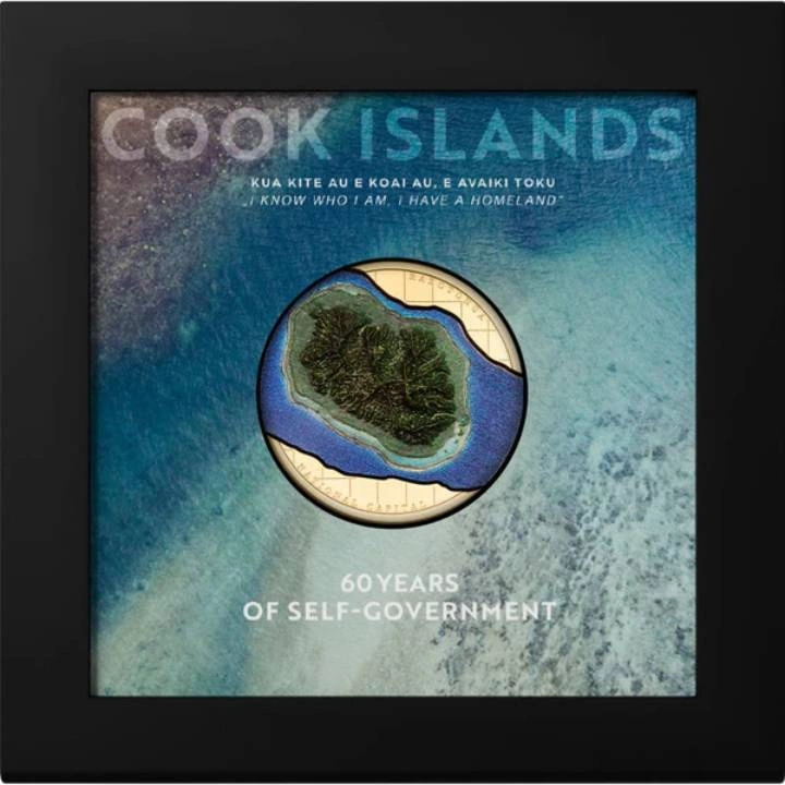 Cook Islands: 60 Years of Self-Government 1 uncja Złota 2025 Proof