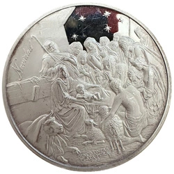 Primera Catedral en América: Navidad 5 uncji Srebra Proof