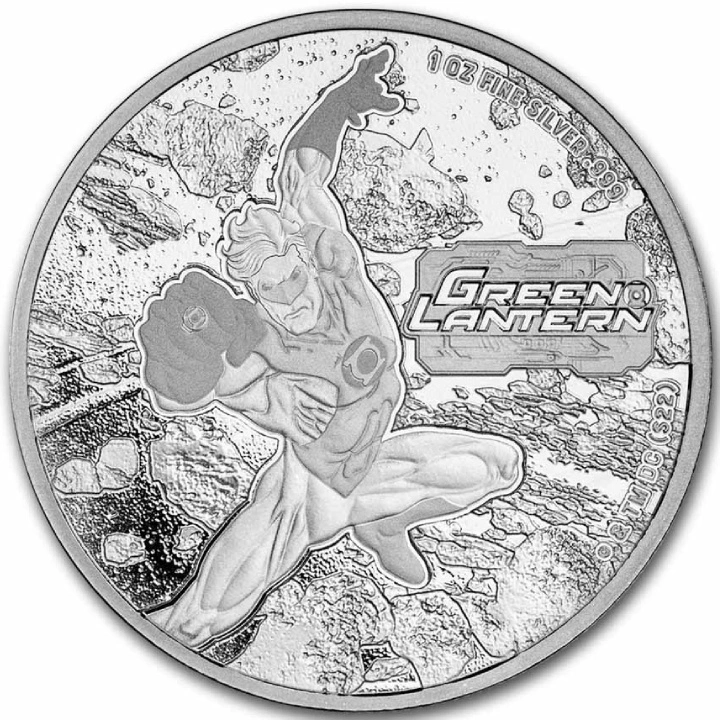 Samoa: DC Comics - Green Lantern 1 uncja Srebra 2023 Proof