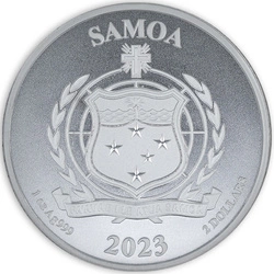 Samoa: Fast and Furious - Quarter Mile at a Time 1 uncja Srebra 2023